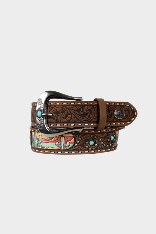 Pure Western Womens Rosalyn Belt - Brown