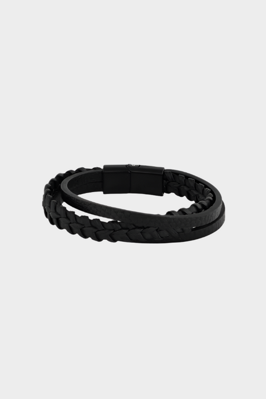 MONTANA SILVERSMITHS Stronger Than Ever Leather Bracelet