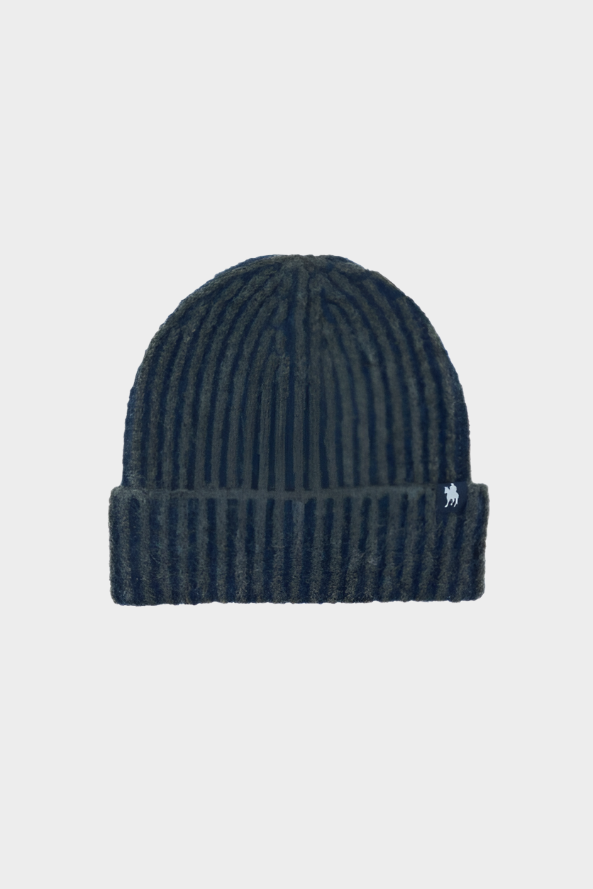 Thomas Cook Dawson Beanie Charcoal/Navy One Size