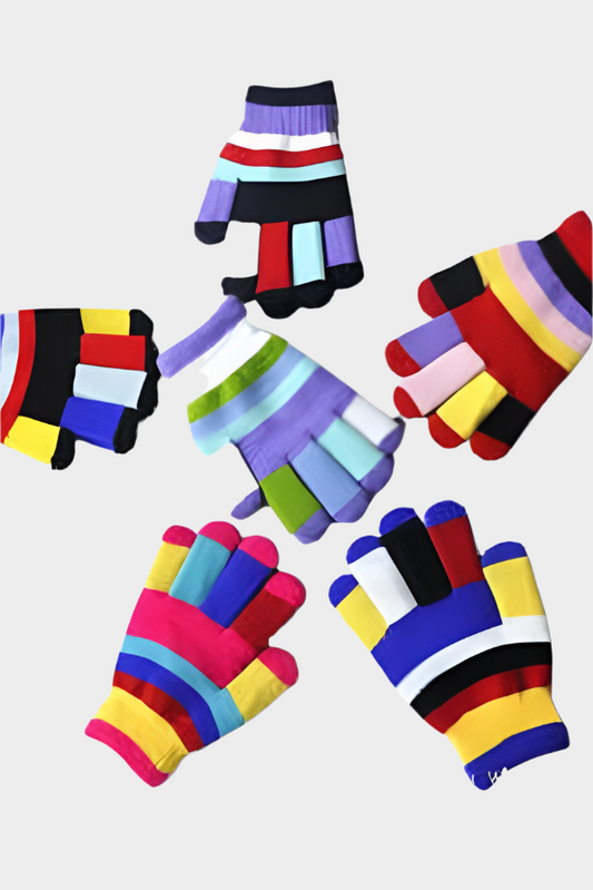 Gum Apparel Childs Stripped Magic Glove