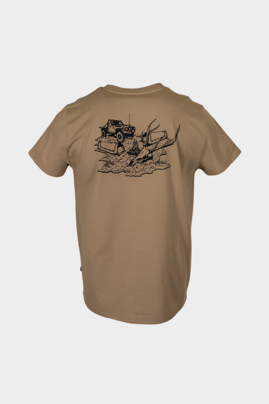Spika Mens GO Deer Camp T–Shirt - Bone
