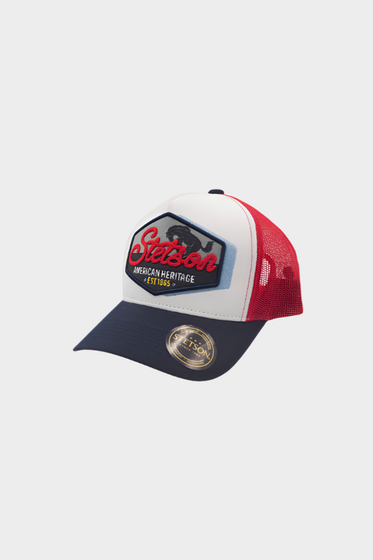 Stetson Bronco Trucker Cap - Red