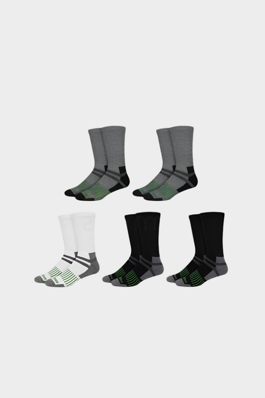 John Deere 5PK of Crew Work Socks JD1181KHW10CAU