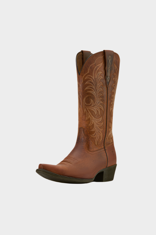 Ariat Women's Heritage X Toe StretchFit Western Boot - Rich Oak