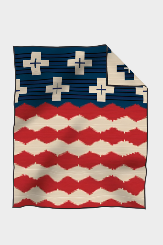 PENDLETON BRAVE STAR BLANKET - UNNAPPED