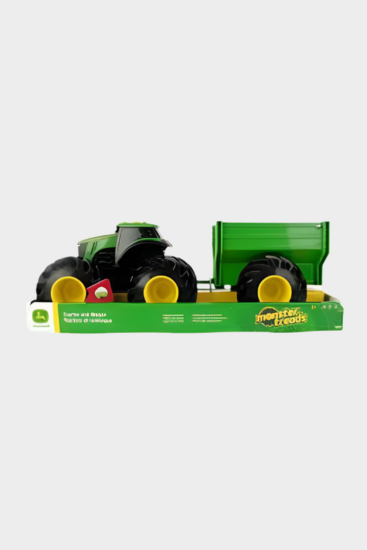 JOHN DEERE MONSTER TREADS TRACTOR & WAGON
