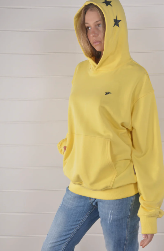 Bullrush Womens - BR Hoodie in Yellow