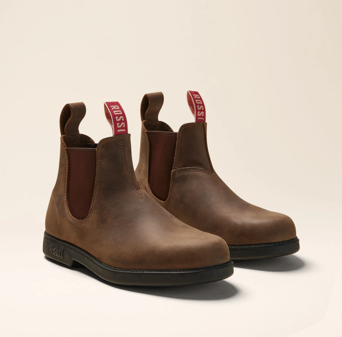 Rossi 607 Booma Elastic Sided Boot - Brown