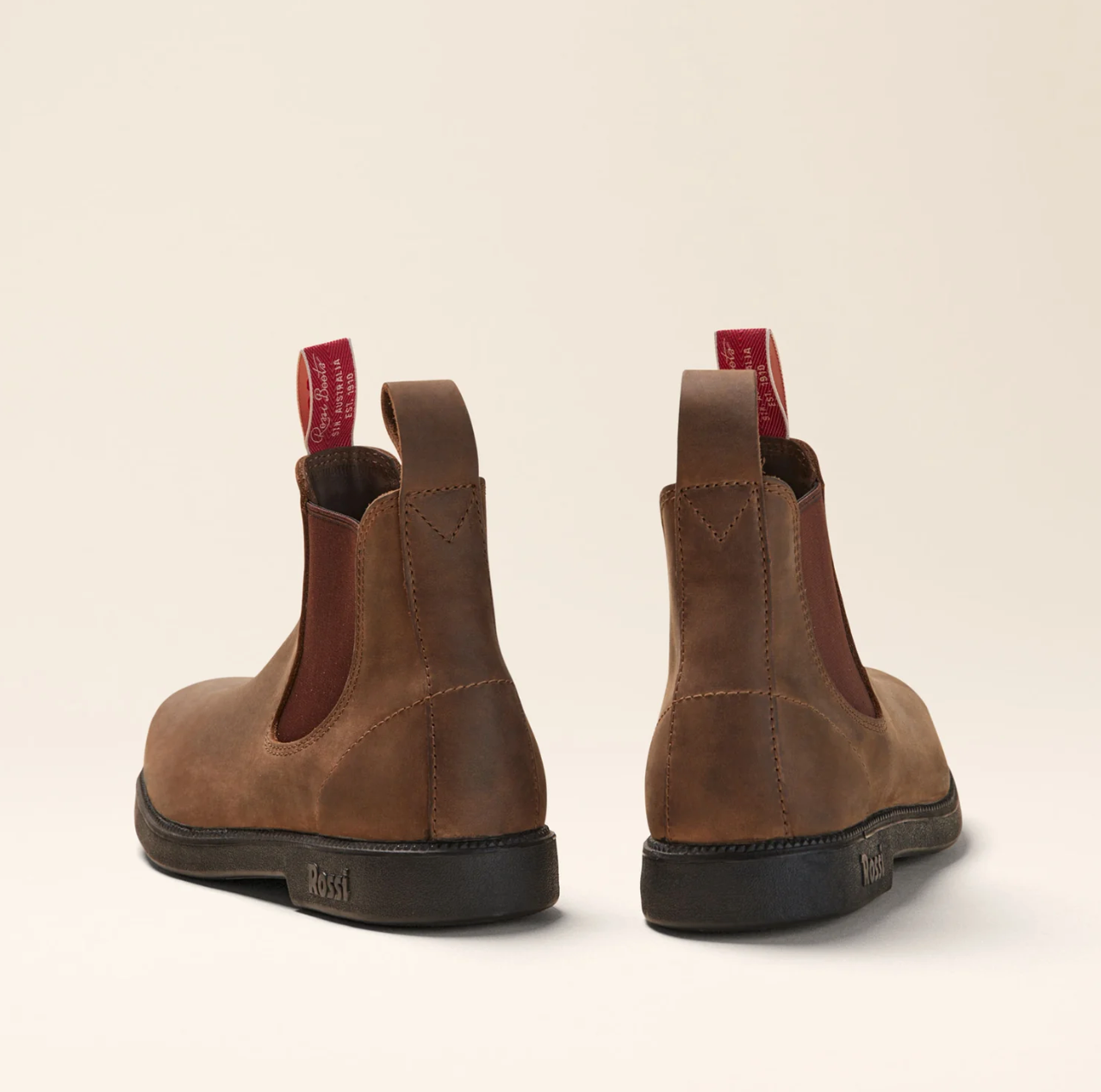 Rossi 607 Booma Elastic Sided Boot - Brown