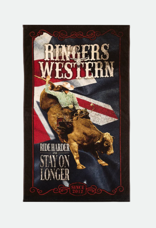 Ringers Western Ride Harder Towel - Multi