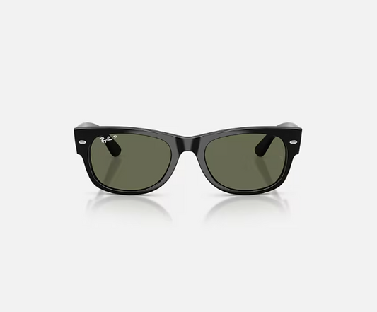 Ray-Ban Mega Wayfarer II Black w/ Green Polar