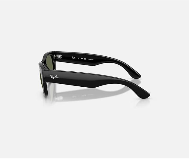 Ray-Ban Mega Wayfarer II Black w/ Green Polar