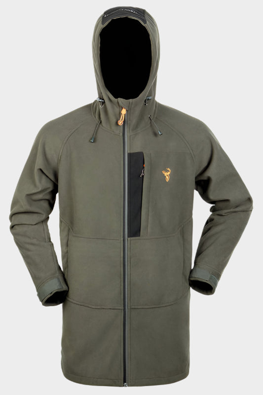 HUNTERS ELEMENT MEN'S SENTRY BUSH COAT FULL ZIP - FOREST GREEN