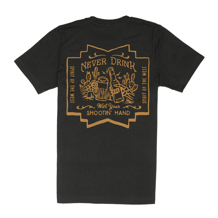 Sendero Provisions Co - Men's Shootin' Hand T-Shirt - Black