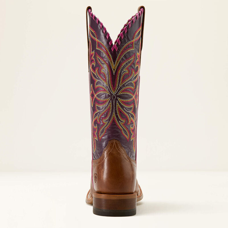 Ariat Women's Showdown Western Boot - Dark Tan|Vino