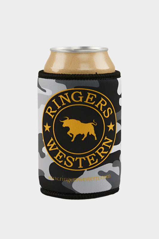Ringers Western Signature Bull Stubby Cooler - Grey Camo
