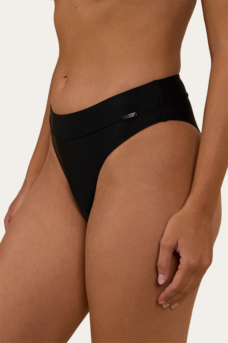 Ringers Western Women's Signature Bull High Waist Bikini Bottom - Black