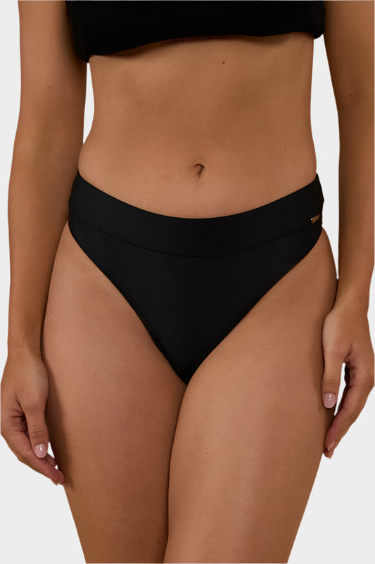 Ringers Western Women's Signature Bull High Waist Bikini Bottom - Black
