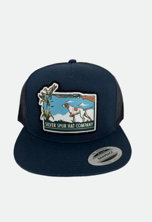 Silver Spur Hat Bird Dog Navy