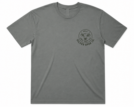 Silver Spur Hat Co. SS Cattle Co Tee - Shadow
