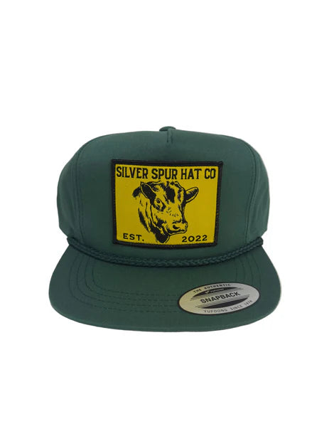 Silver Spur Angus - Green Rope Cap