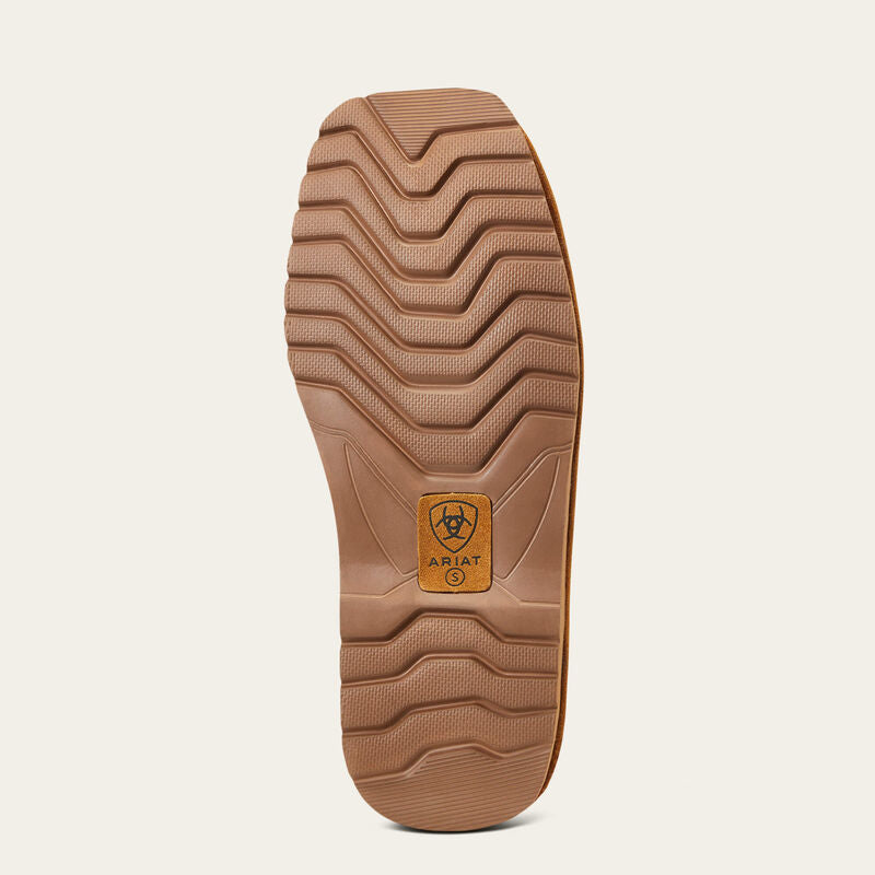 Ariat Men's Silversmith Square Toe Slipper - Chestnut W/ Chocolate
