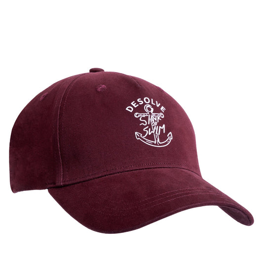 DESOLVE SINK OR SWIM CAP - BURGANDY