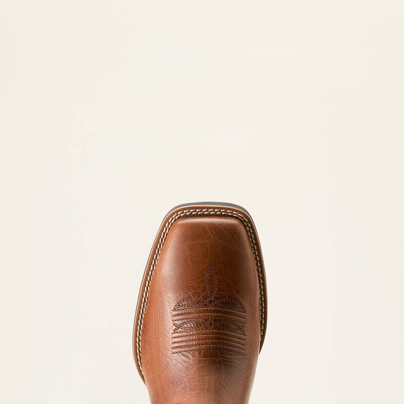 Ariat Men's Slingshot Cowboy Boot-DARK TAN|EASY GREEN