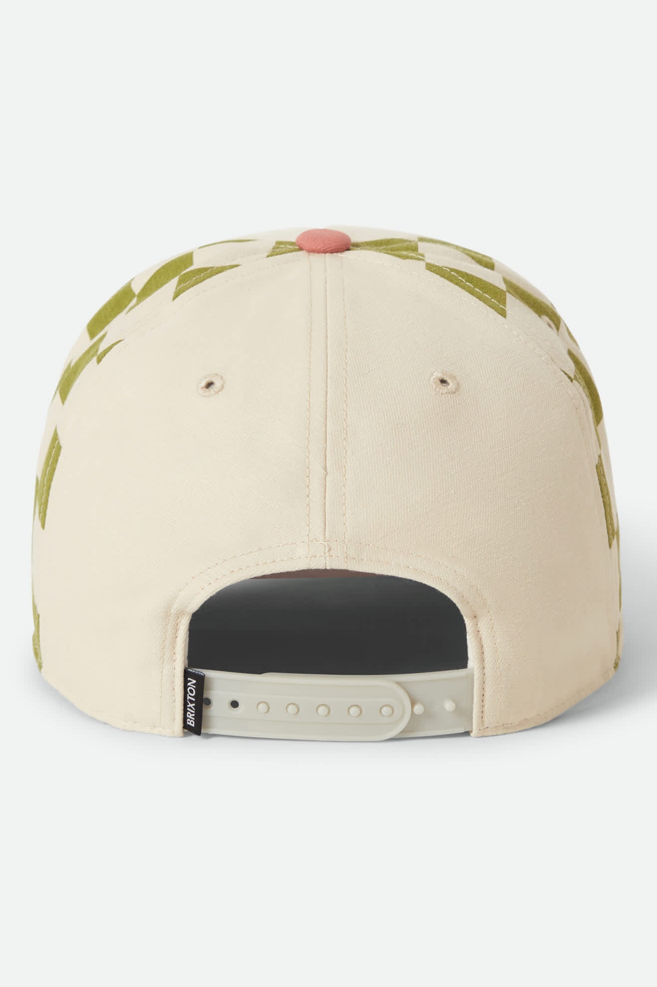 Brixton Women's Slow Down Snapback - Sublime Green Gingham/Whitecap/Italian Clay