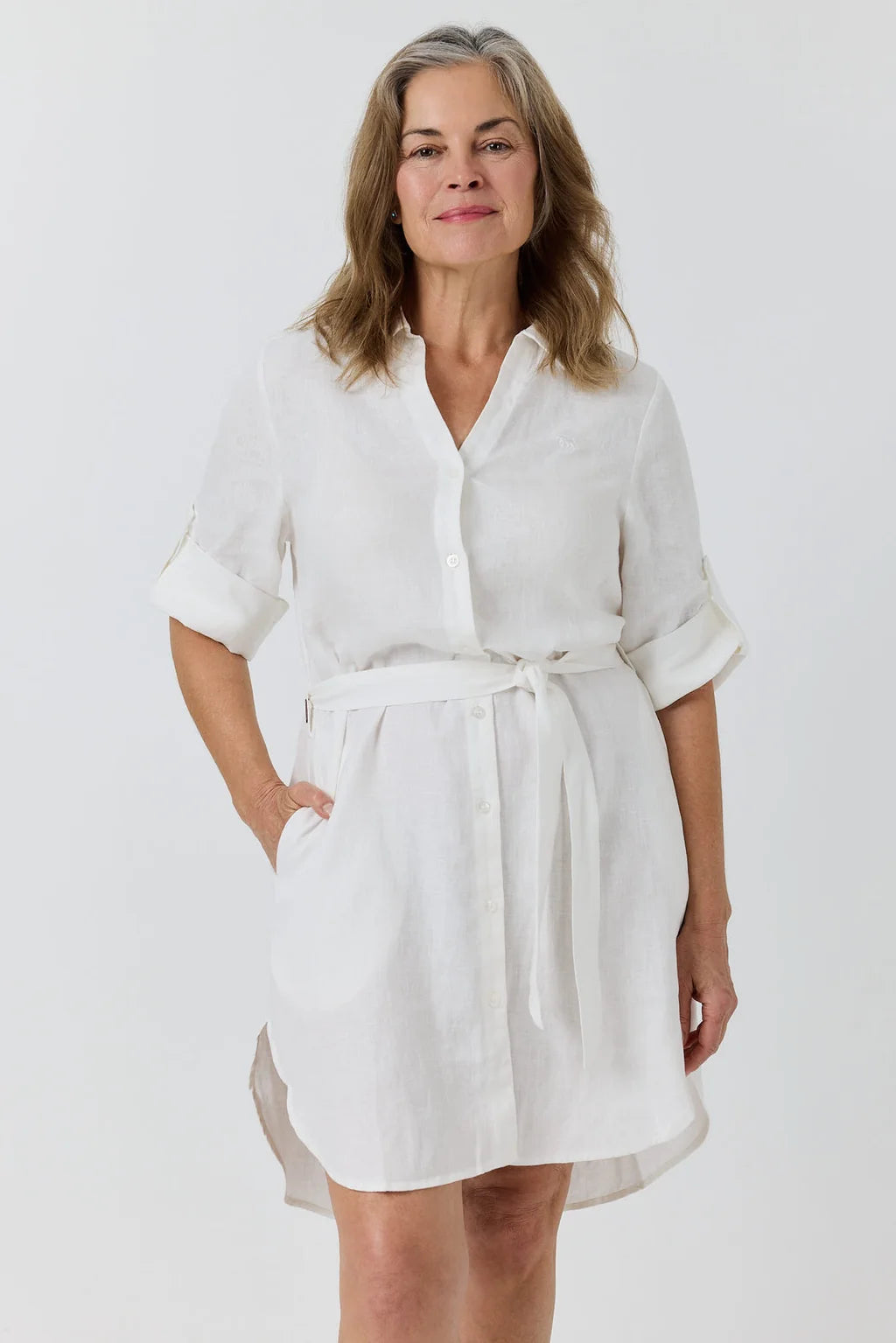 Ringers Western Women's Solene Linen Shirt Dress