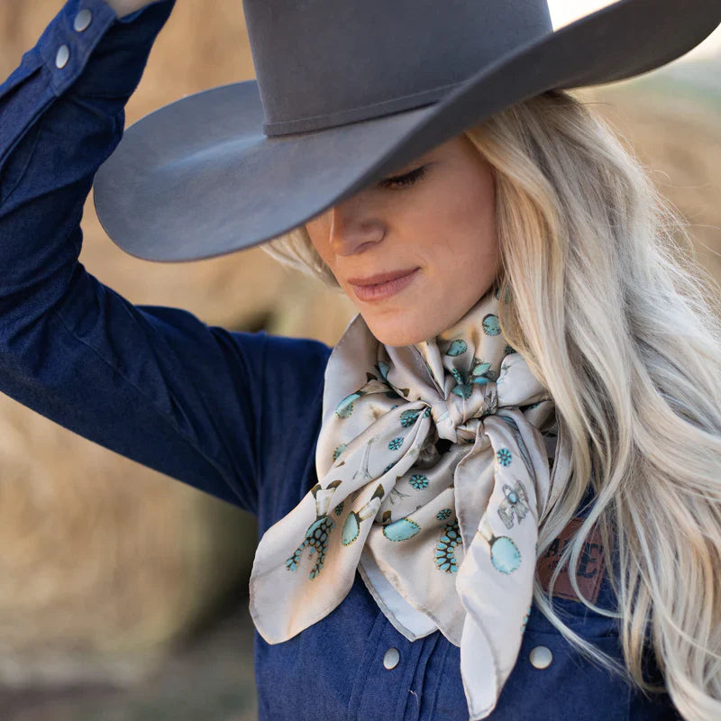 Fringe Scarves Squash Blossomed