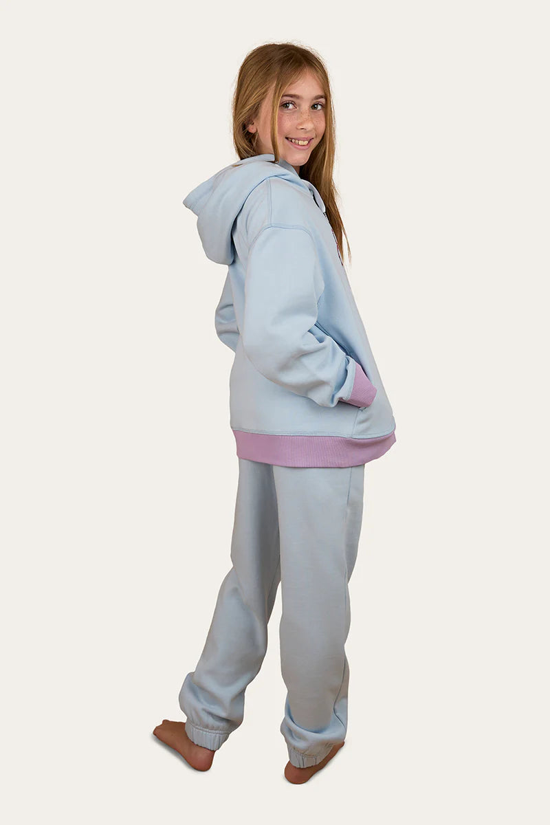 Ringers Western Girl's Stardust Oversized Pullover Hoodie - Barely Blue