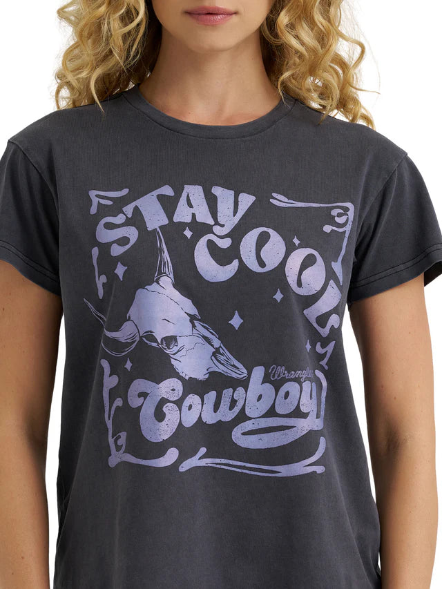 Wrangler Women's Retro Stay Cool T-Shirt - Reg Fit Ss Tee