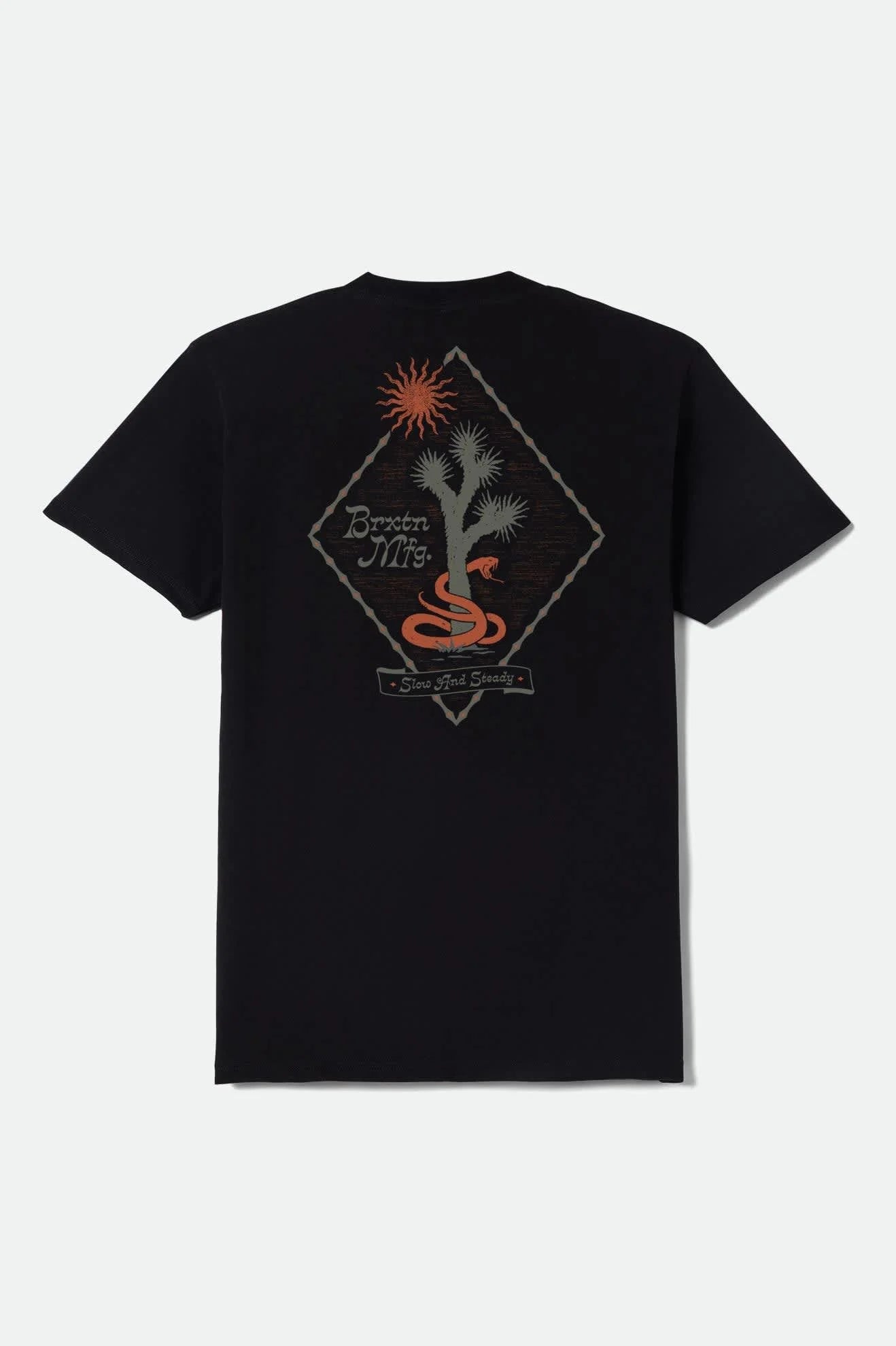 Brixton Men's Steady Standard T-Shirt - Black