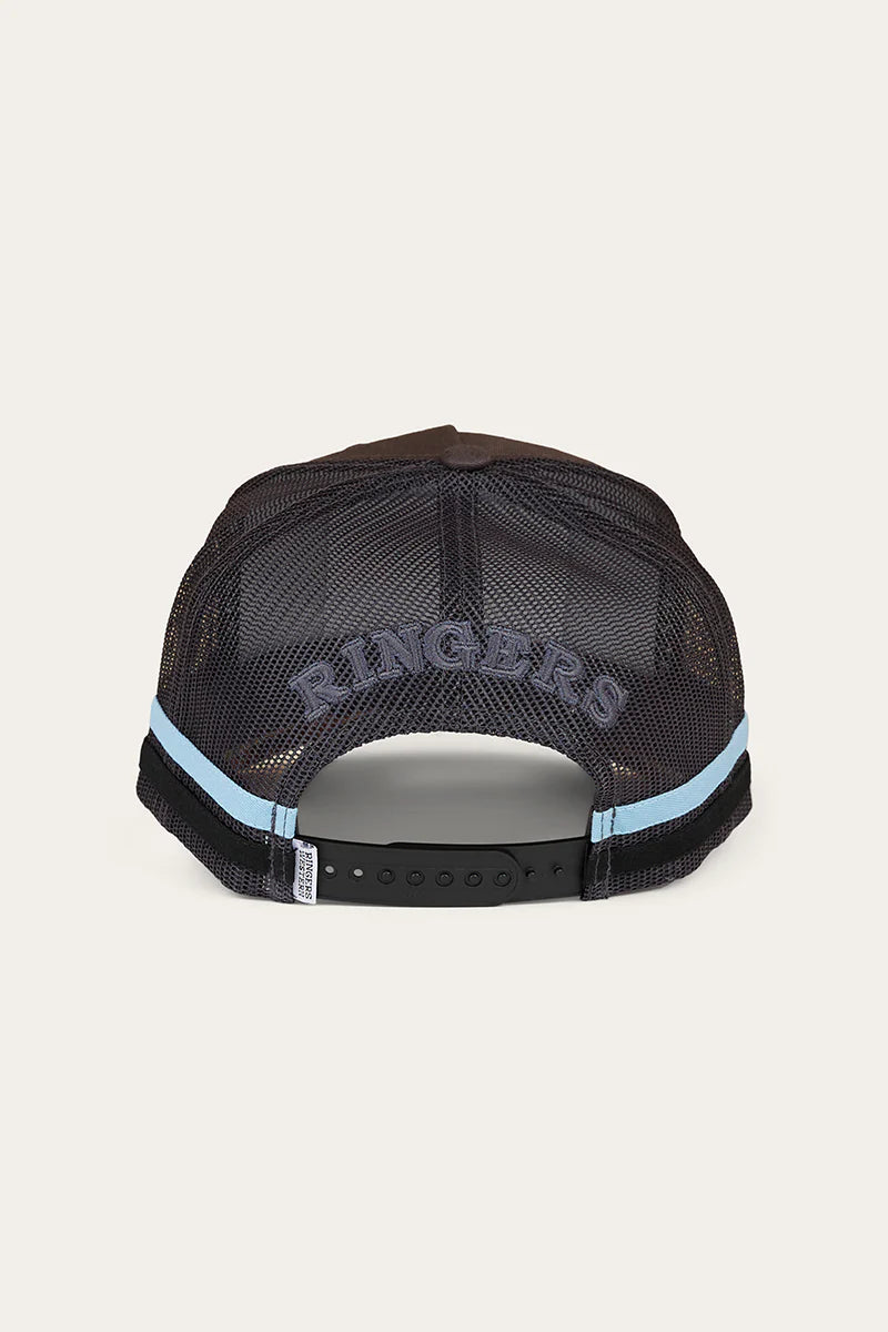 Ringers Western Unisex Stickin Together Deep Fit Trucker Cap - Charcoal/Blue