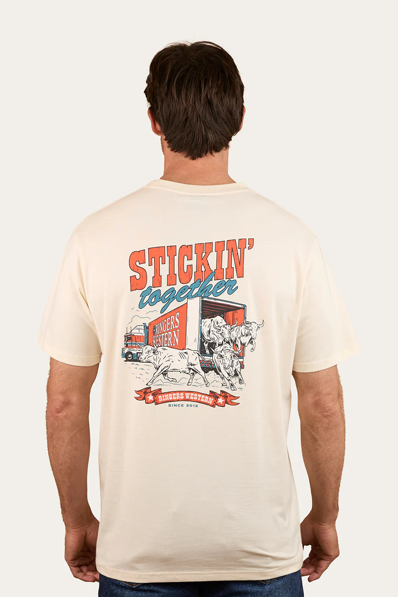 Ringers Western Mens Stickin Together  Loose Fit T-Shirt