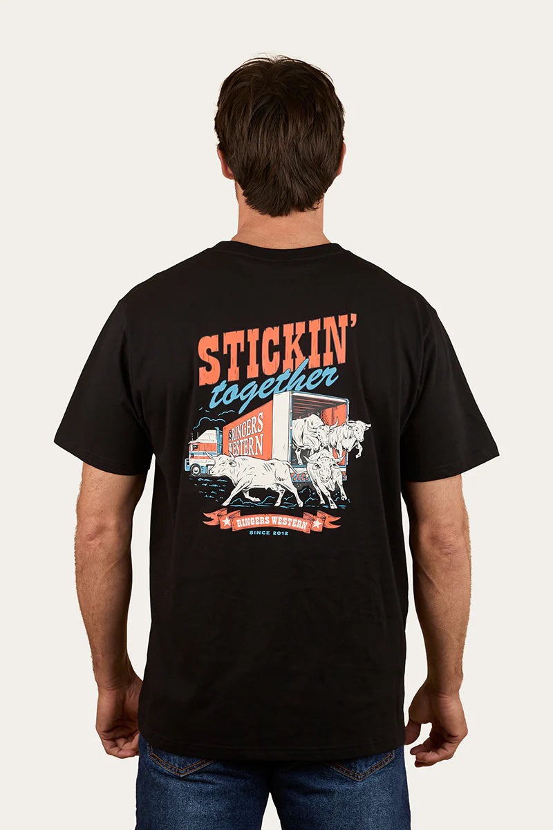 Ringers Western Mens Stickin Together  Loose Fit T-Shirt