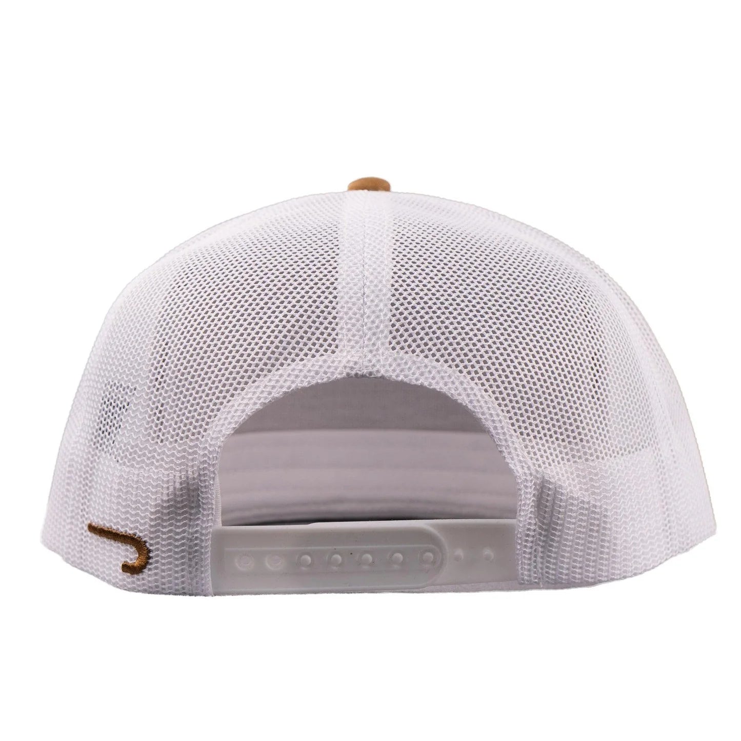 Lazy J Ranch Coyote Brown & White Dust Storm Classic Rope Trucker Hat