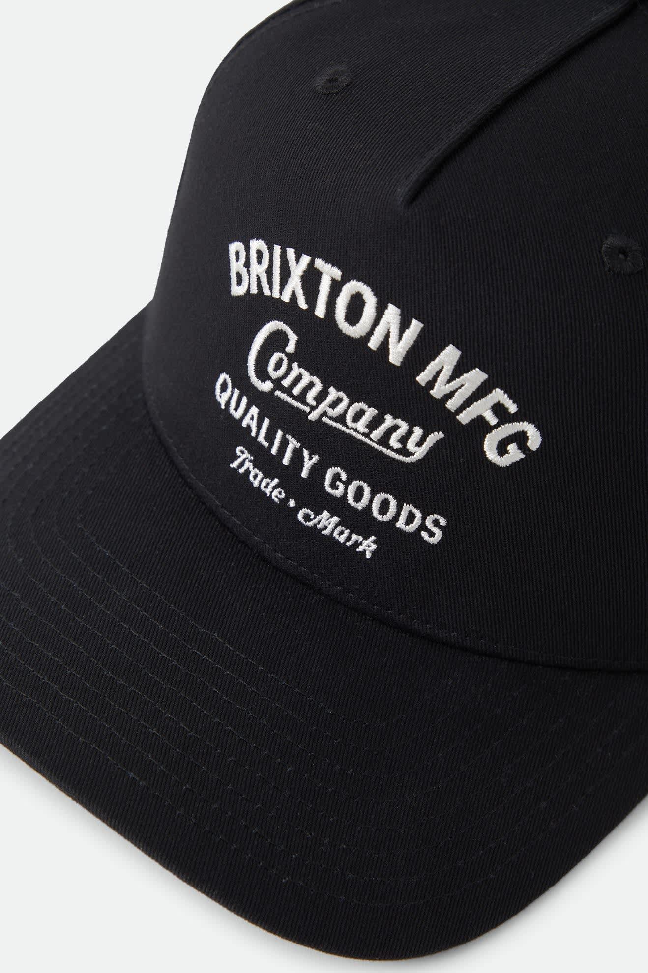 Brixton Unisex Stratton Snapback - Black