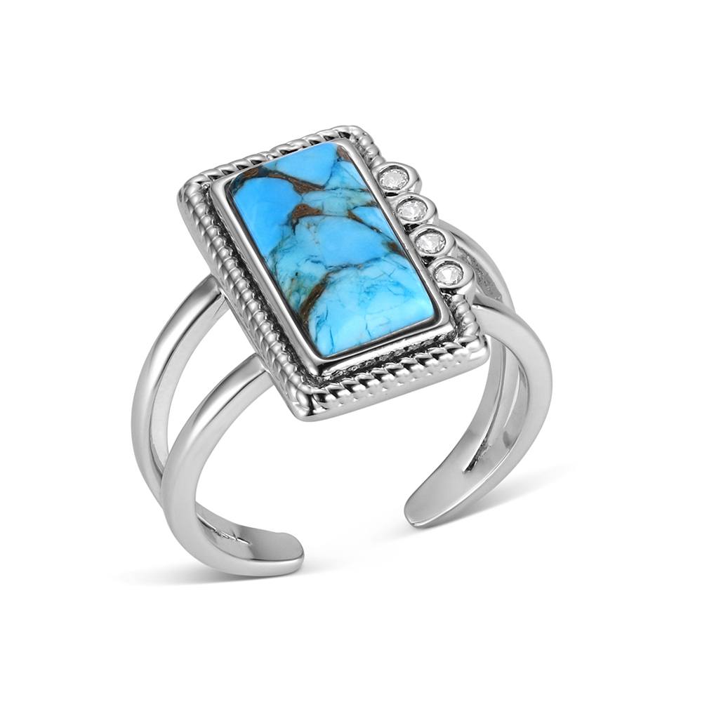 Montana Summer Rain Turquoise Ring