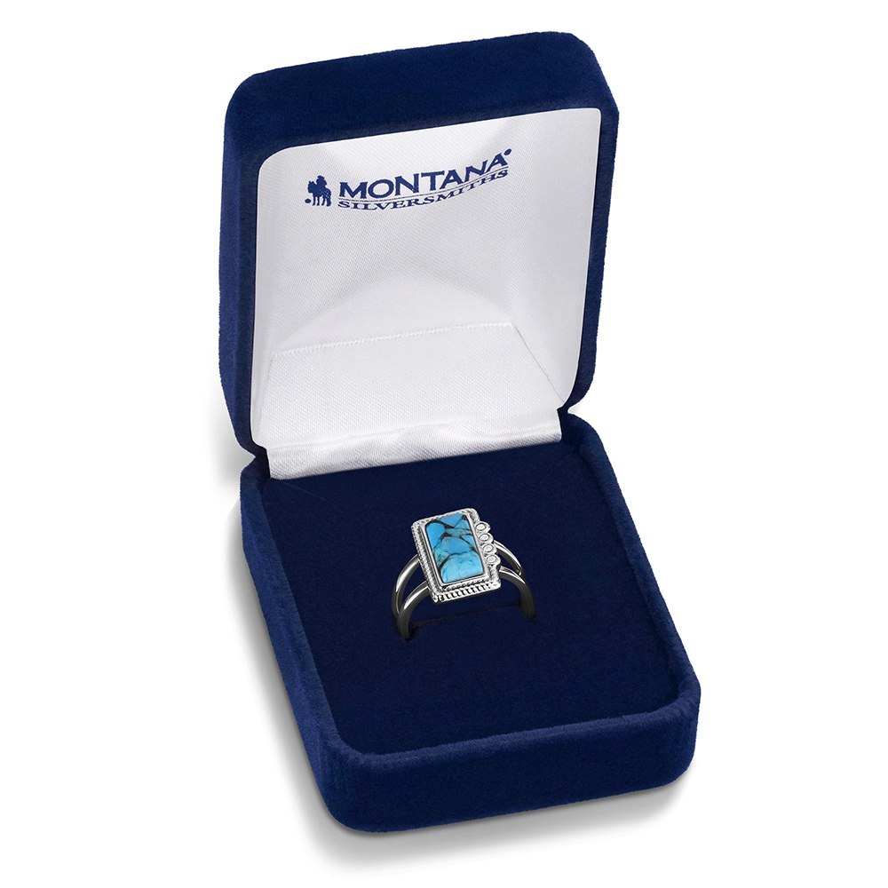Montana Summer Rain Turquoise Ring