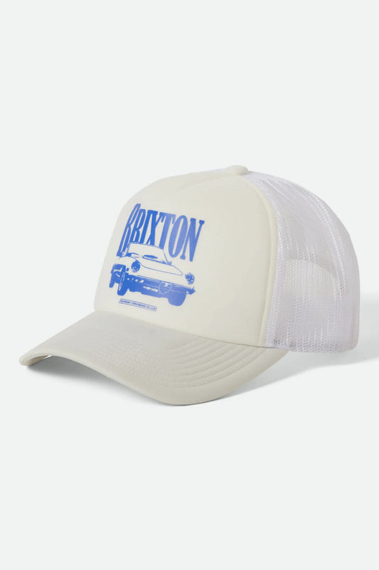 Brixton Sunday Cruising Club NetPlus Trucker Hat - Off White