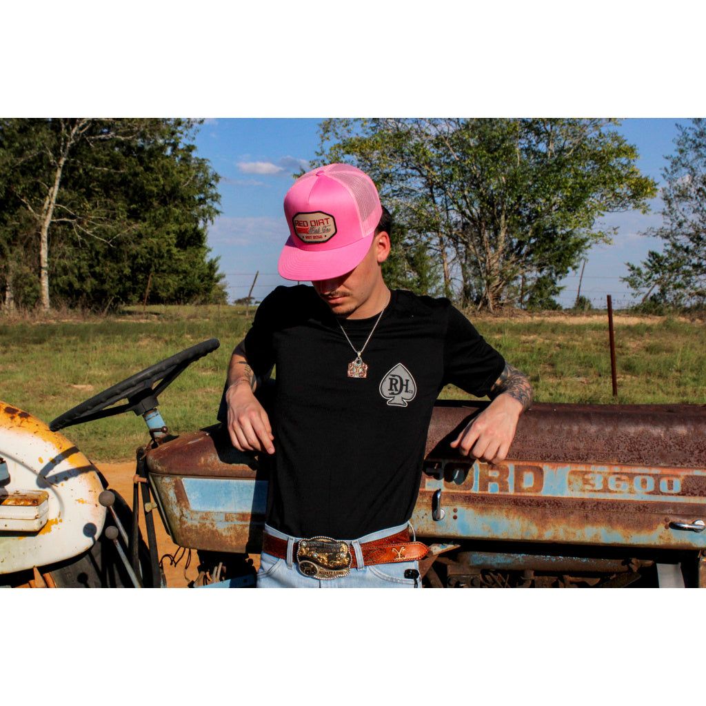 Red Dirt Hat Co. Sundown – Pink/Pink 5 Panel