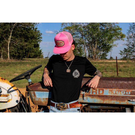 Red Dirt Hat Co. Sundown – Pink/Pink 5 Panel