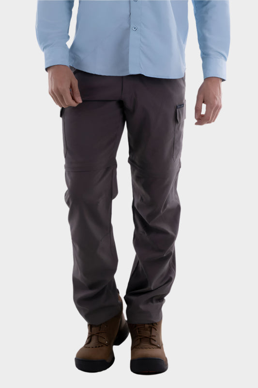 THOMAS COOK KOMBI ZIP OFF ADVENTURE PANT - CHARCOAL