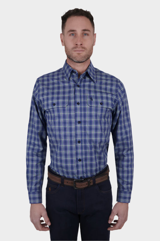 THOMAS COOK MENS WADE 2PKT LONG SLEEVE SHIRT - SALE