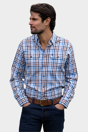 THOMAS COOK CLOTHING MENS PATRICK 2PKT LONG SLEEVE SHIRT