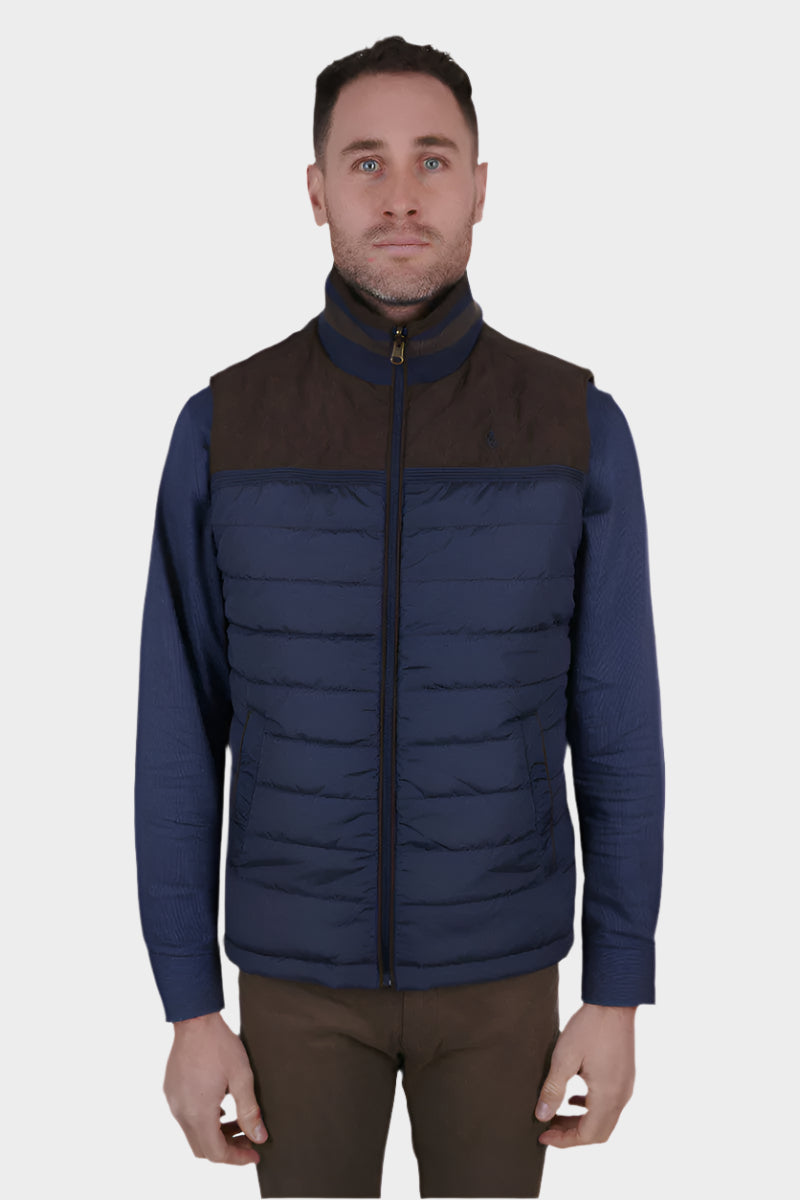 THOMAS COOK MENS LUCKNOW REVSIBLE VEST (NAVY)