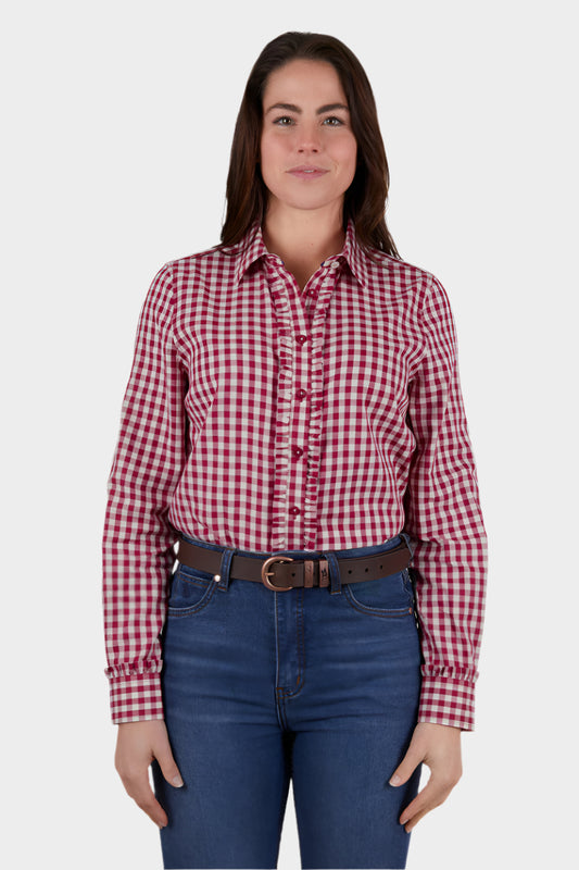 THOMAS COOK WOMENS ISLA L/ S SHIRT (MULBERRY)