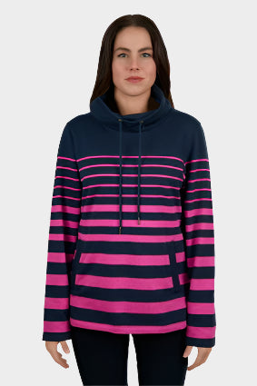 THOMAS COOK WOMENS CASEY SWEAT (NAVY/RASPERRY)